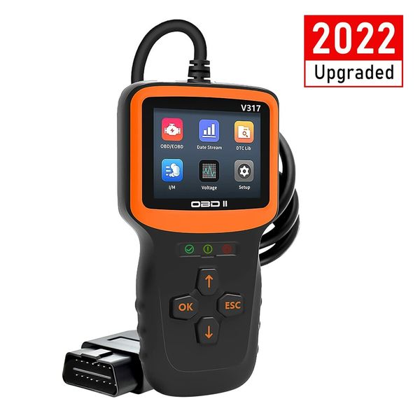 2022 Newest Scanner, Car Engine Code Reader Automotive Diagnostic Tool Scanner Monitor Auto Fault Code Scan Tool with Live Data