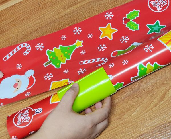 Wrapping Paper Cutter 2PCS, Sliding Gift Wrap Cutter, Easy Slide Wrapping Paper Cutter Tool Tube, Gift Wrapping Paper Roll Cutter