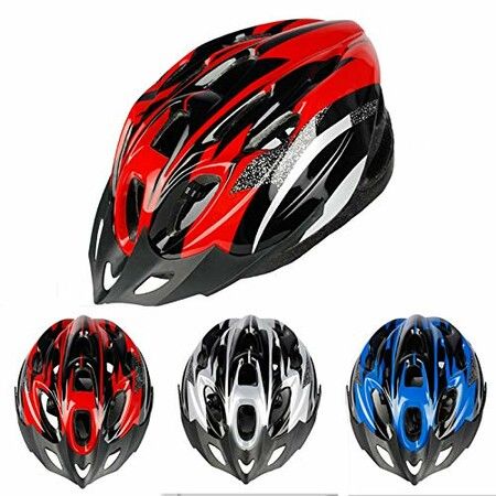 Bicycle Cycling Helmet Riding Gear Ultralight Bike Helmet Bicycle Accessories Silver Free Size