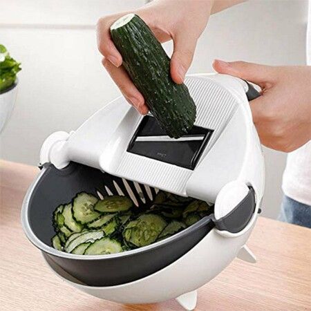 Multifunctional Fruit Vegetable Cutter Manual Potato Shredder Slicer Kitchen Household Tools