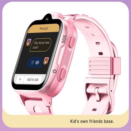 4G Smart Watch for Children, GPS Tracker Watch with Video Call, Pedometer, Geo-Fence, SOS Anti-Loss of Early Educational Tools, 1.69 HD Screen, Smartwatches for Children