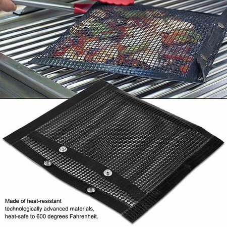 Non-Stick BBQ Bake Bag Heat-Resistant Mesh Grilling Bag Outdoor Tool