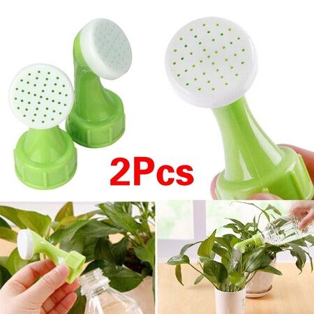 Portable flower irrigation nozzle, nozzle for watering green plants and flowers, gardening pot watering device(2 pack)