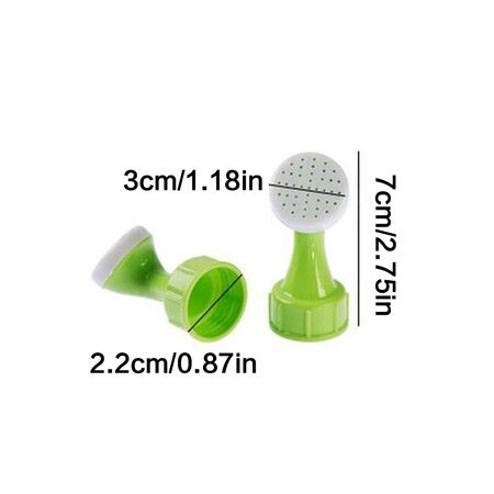 Portable flower irrigation nozzle, nozzle for watering green plants and flowers, gardening pot watering device(2 pack)