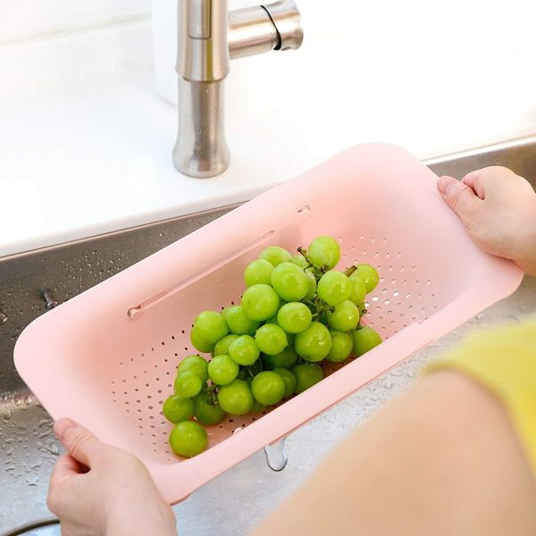 The Sink Strainer Basket - Wash Vegetables &Fruits, Expandable, New Home Kitchen Essentials