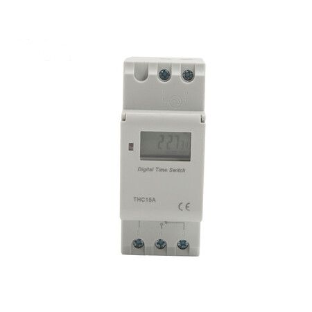 Electronic, programmable, digital, industrial time switch,7 days a week, relay timer control