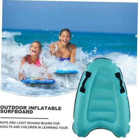 Children Inflatable Bodyboards Kids Lightweight Soft Mini Surfboards Outdoor Swimming Pool Beach Floating Mat Pad Float