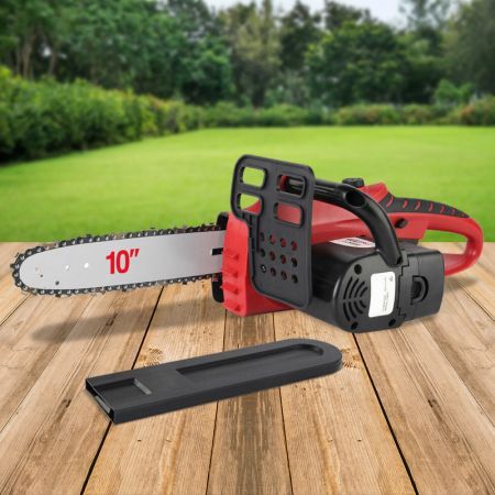 GIANTZ 20V Cordless Electric Chainsaw E-Start Bar 10" Lithium-Ion Chargeable