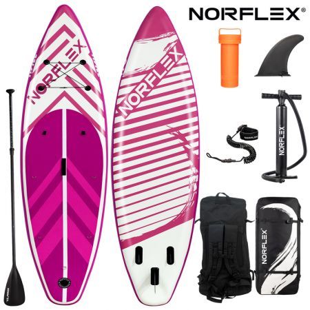 NORFLX Stand Up Paddle Board Inflatable SUP 10 feet 6 inches Surfboard | Paddleboard