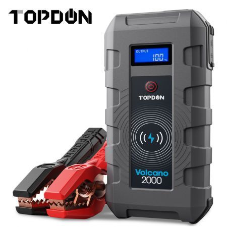 TOPDON Car Jump Starter Booster 12V Battery Charger Power Bank 2000A