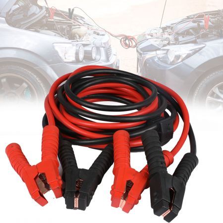 Jumper Leads Car Jump Booster Cables 6M Long Reverse Polarity Protection