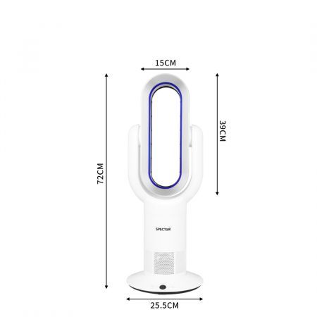 Bladeless Electric Fan Cooler Blue