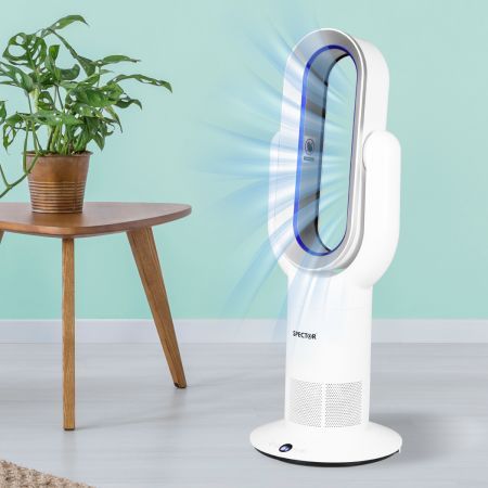 Bladeless Electric Fan Cooler Blue