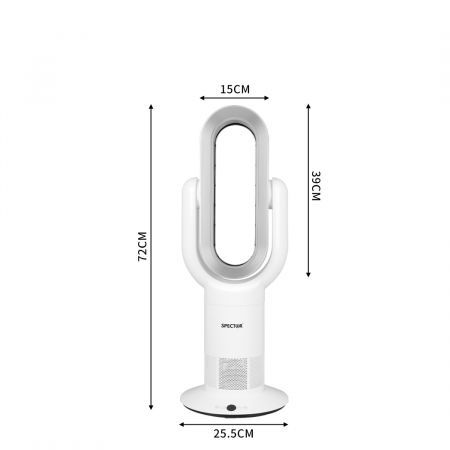 Bladeless Fan Electric Cooler Silver