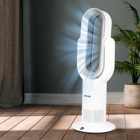 Bladeless Fan Electric Cooler Silver