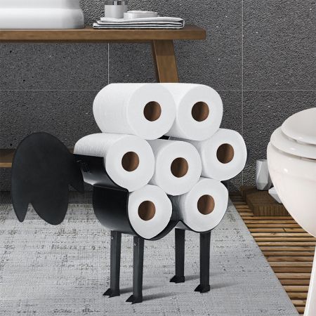 Traderight Paper Holder Toilet  Roll Tissue Sheep Storage Bathroom Organizer