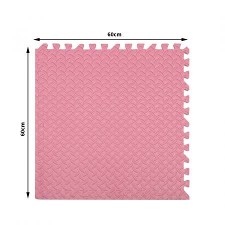 Bopeep Kids Play Mat Floor Baby Crawling Mats Foldable Waterproof Carpet Pink