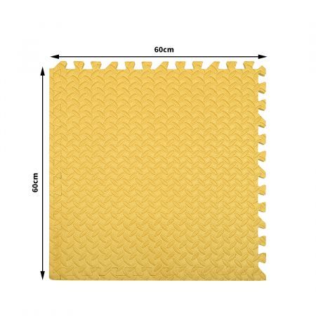 Bopeep Kids Play Mat Floor Baby Crawling Mats Foldable Waterproof Carpet Yellow