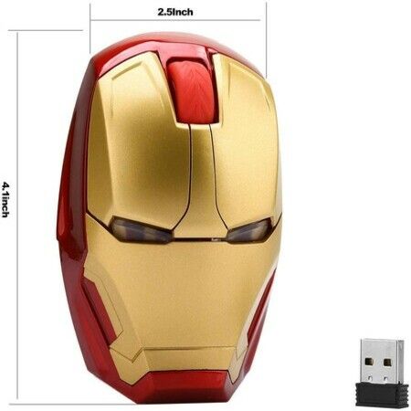 Portable Mobile Computer Silent Mouse, Optical Mice with USB Receiver, Multicolor Choice for Laptop, Notebook(Gold)