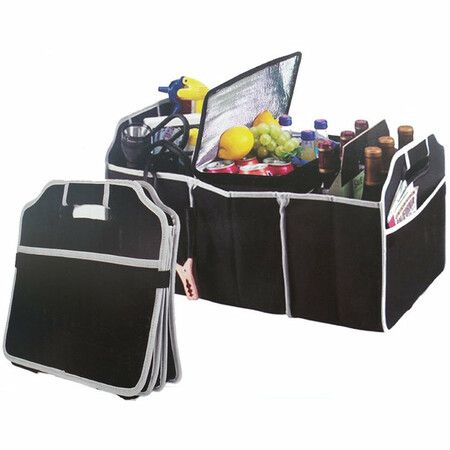 Foldable Car Trunk Storage box - Black