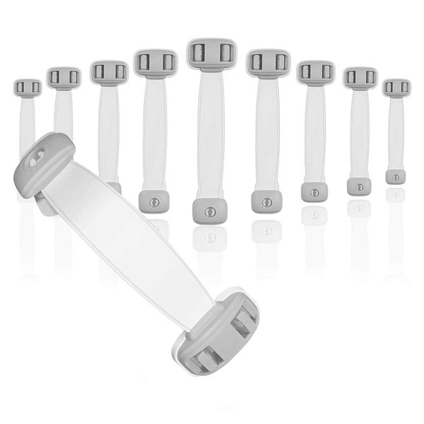 Child Safety Cabinet Locks - 10 Pack