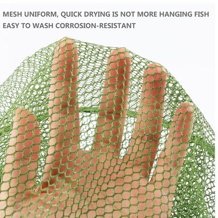 Fishing Net Mesh Fish Trap Collapsible Fish Cage