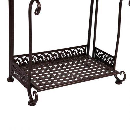 Levede Plant Stand 3 Tiers Outdoor Indoor Metal Flower Pots Rack Garden Shelf