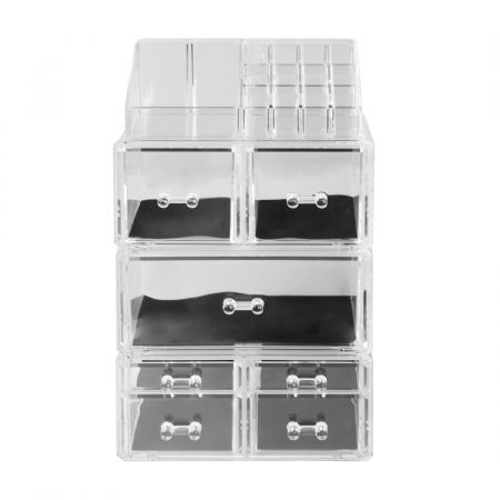 Cosmetic 7 Drawer Makeup Organizer Storage Jewellery Holder Box Acrylic Display