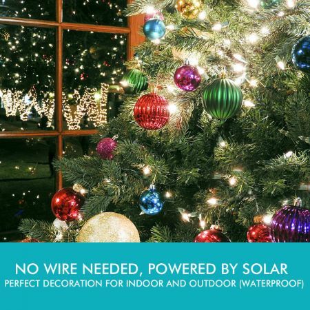 52M 500LED String Solar Powered Fairy Lights Garden Christmas Decor Multi Colour