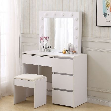 Dressing Table Vanity Set Stool