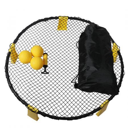 Spikeball Kit Spike Ball Set Outdoor Game Garden Beach Net Mini Volleyball Sport