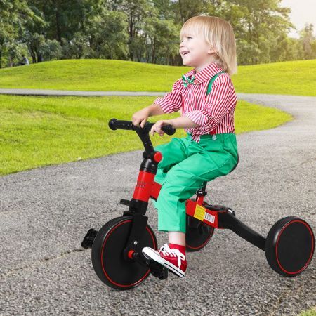 BoPeep 3in1 Kids Tricycle Toddler Balance Bike Ride on Toys Toddler Push Trike