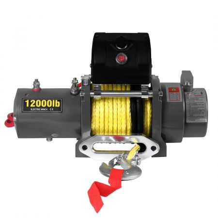 5443kgs Electric Winch Wireless Control 12V with Synthetic Rope