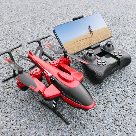 RC Drone Four-Axis V10 Optional Mini Helicopter 4K 360 Degree Lens Stunt Fly Portable Remote Control Airplane