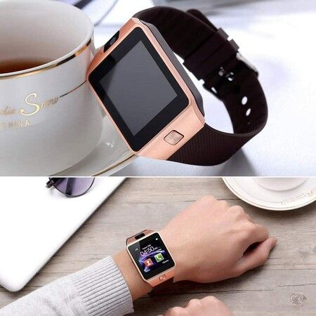DZ09 Bluetooth Smartwatch,Touchscreen Wrist Smart Phone Watch compatible with iPhone iOS Android for Kids Men Women