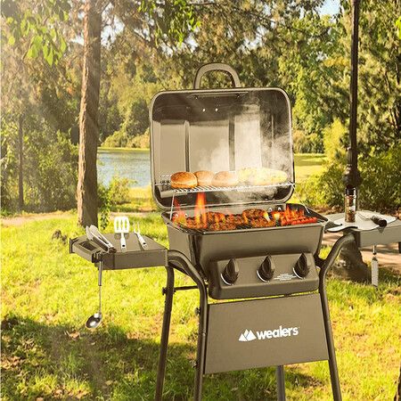 Portable Grill Accessories for Backpacking BBQ Camping Hiking Travel Cooking Utensils Waterproof Case