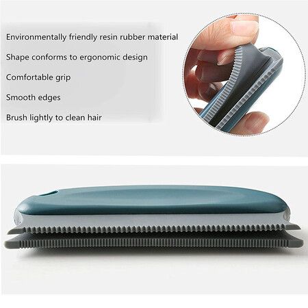 Professional Pet Hair Remover Brush for CleaningCarpets, Sofas, Home Furnishings and Car Interiors (blue)