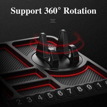 Car Dashboard Anti-Slip Mat Auto Phone Cushion For Mobile Phone Bracket Navigation Storage PVC Cushion Car Interior Accessories