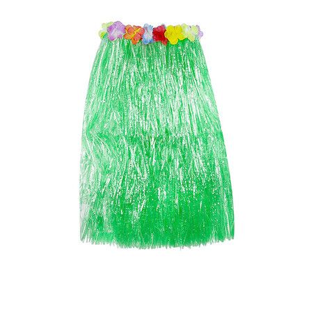 Adult Artificial Grass Hula Skirt For Costume Party , Length 80CM, Green