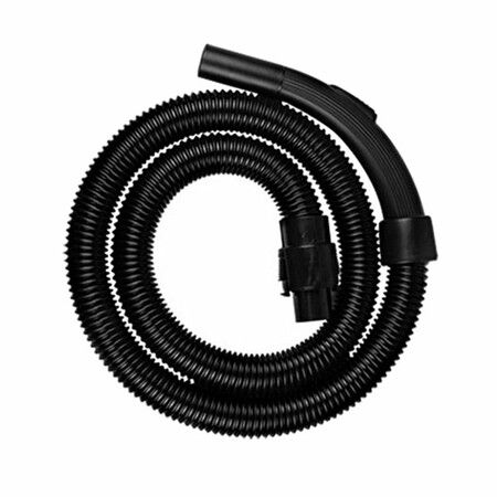 Universal Vacuum Cleaner Hose Extension Threaded Accessories 1.85m Long Black Hose for Vacuums