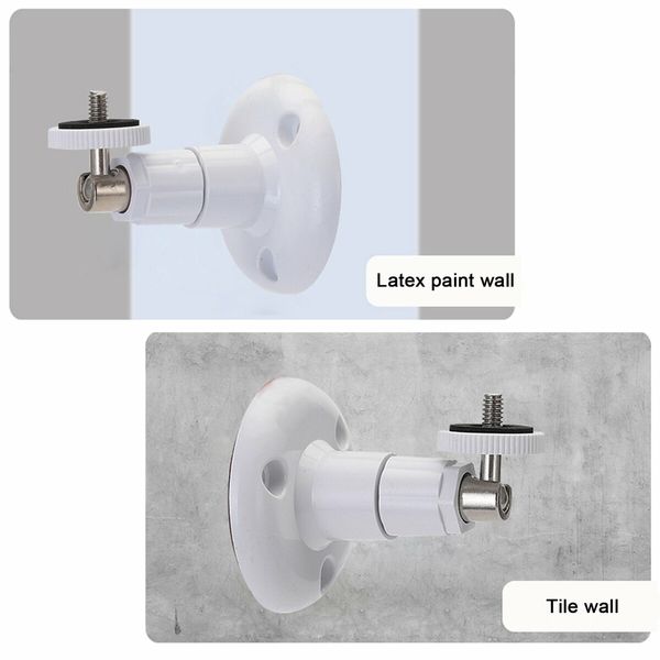 Wall Mount Bracket Flexible Adjustable Round Base Outdoor Indoor Ceiling Security Bracket