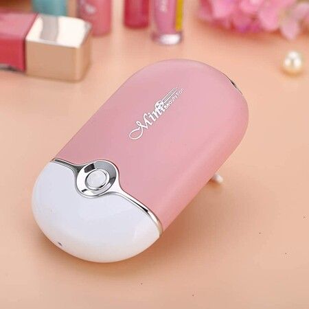 Mini USB Air Conditioner Fan for Eyelash Extension (Pink)