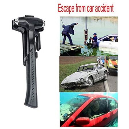 Car Glass Breaker High Quality Safety Hammer Window Breaker Emergency Escape Tool Seat Belt Cutter Lifesaving Survival Kit