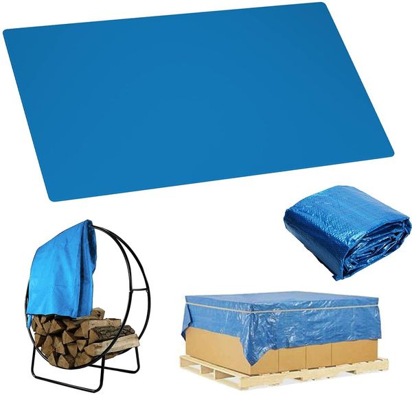 Swimming Pool Ground Cloths Waterproof Covers,Dust Proof Paint Tarp and Paint Plastic Drop Cloth,Supply All Purpose PES (396 x 396 cm)