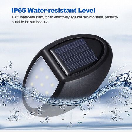 10LED Solar Light Wall Lamp IP65 Water-resistant Outdoor Lighting for Yard Garden Courtyard