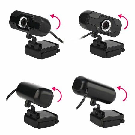 1080P Web Cam HD Camera Webcam with Mic Microphone for Computer PC Laptop Notebook