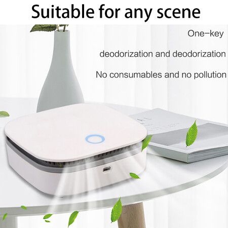 Home Mini Air Purifier With High Efficiency Filter Smart Portable Air Purifier USB Rechargeable Car Home Cleaning Odor