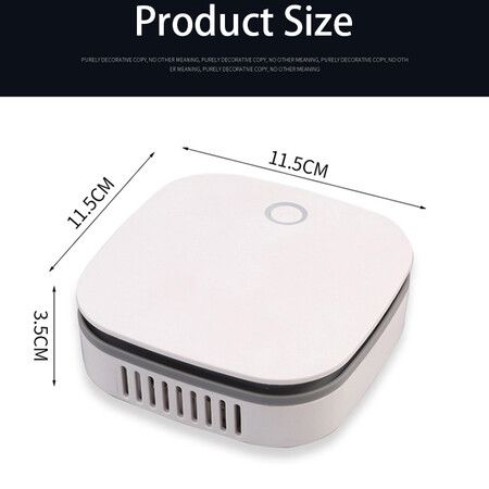 Home Mini Air Purifier With High Efficiency Filter Smart Portable Air Purifier USB Rechargeable Car Home Cleaning Odor