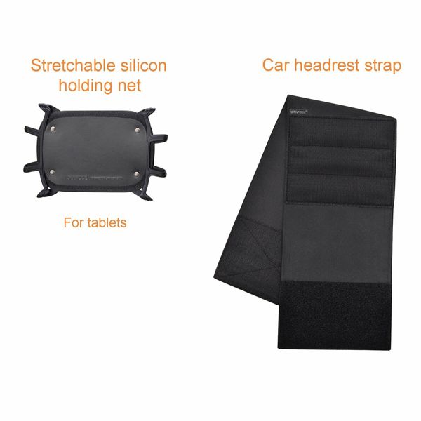 Car Headrest Holder Car Headrest Mount Silicon Holder for Game Machine Nintendo Switch and Other 7-10 Inch Fire Tablets