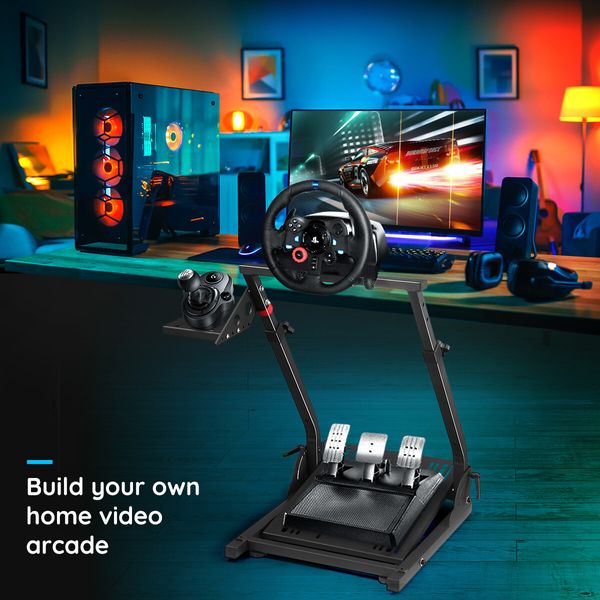 Sim Racing Wheel Stand Foldable Simulator Steering Mount Gaming Accessories for Thrustmaster Logitech